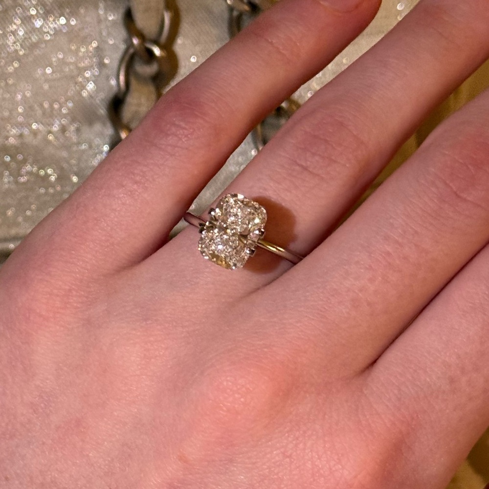 Cushion Lab Diamond 3 Carat